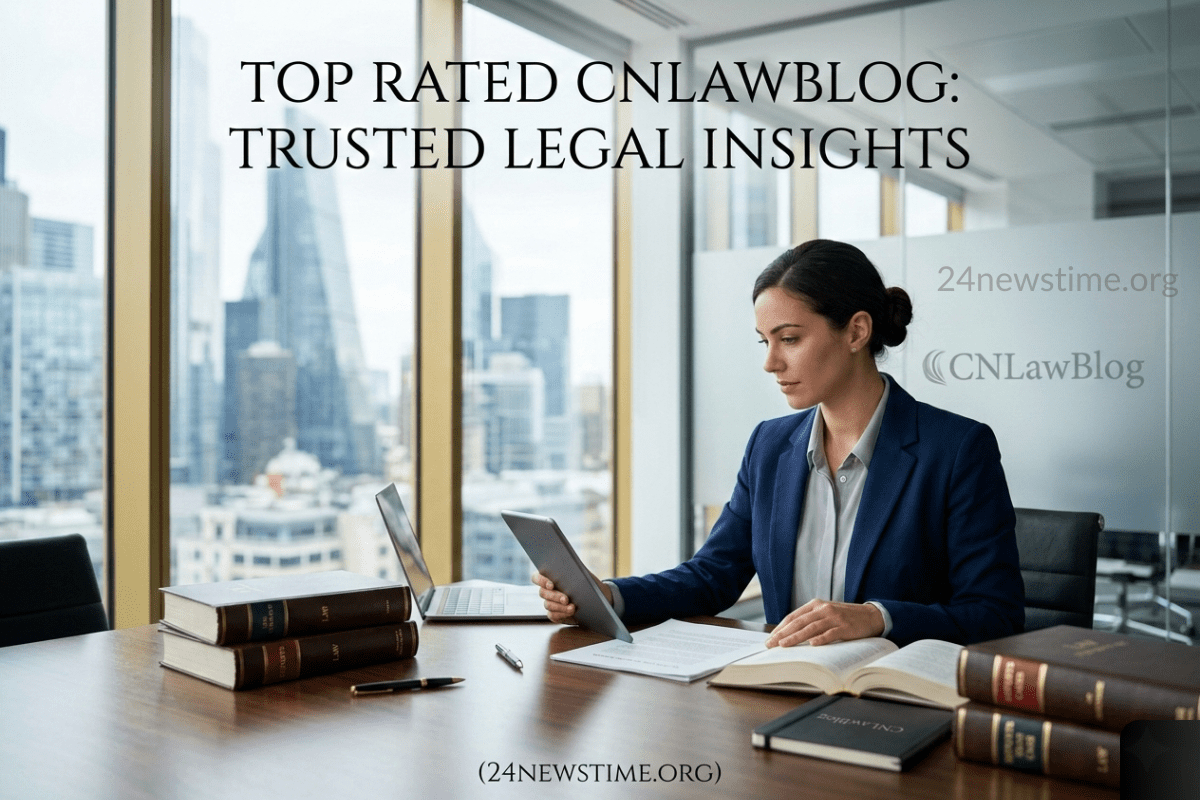 Top rated cnlawblog homepage showing legal articles and updates