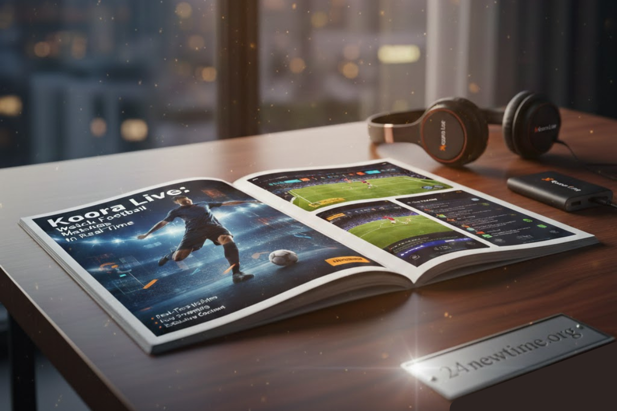 Fans watching a live football match on mobile using Koora Live