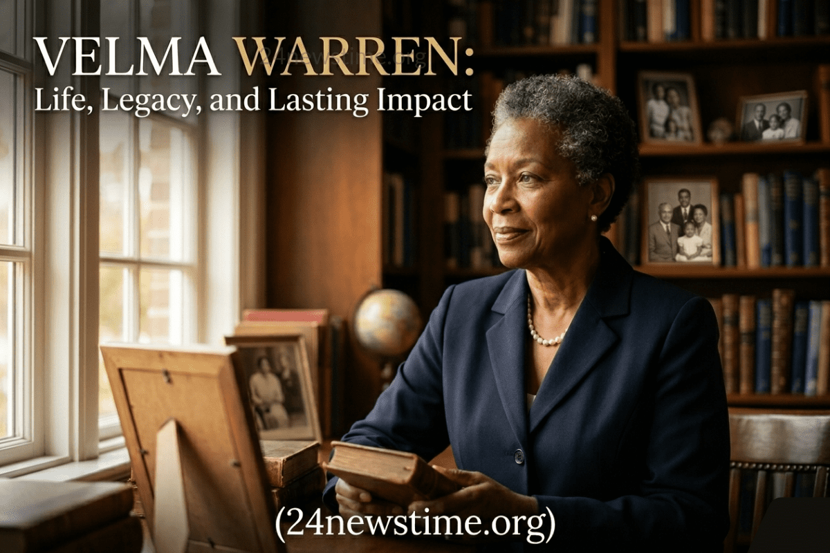 Portrait of Velma Warren smiling confidently