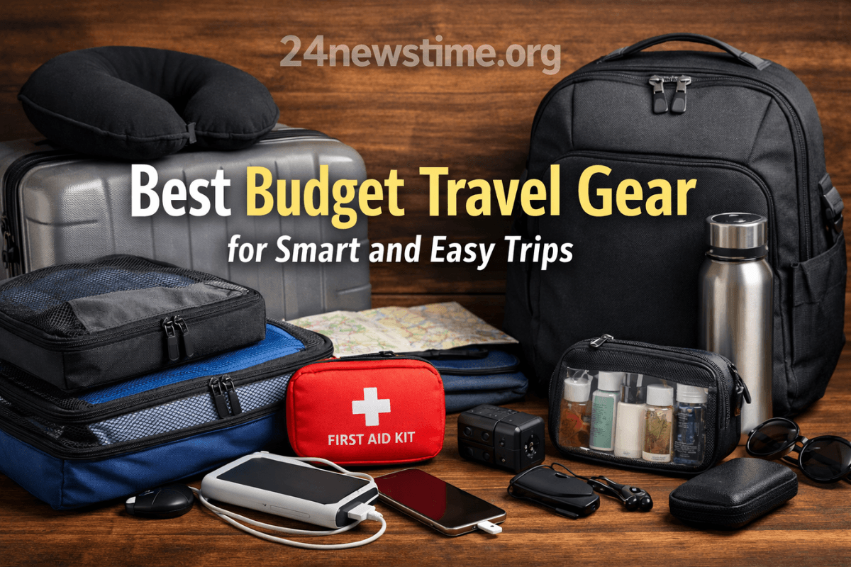 Best budget travel gear packed in a travel backpack