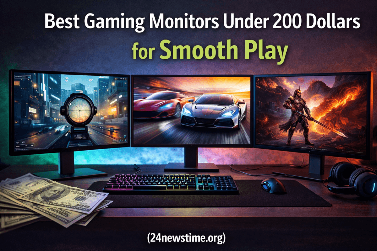 best gaming monitor under 200 dollars gaming setup