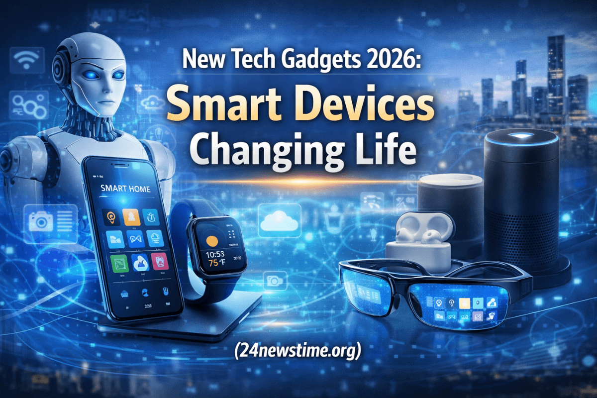 modern new tech gadgets 2026 including smart devices and wearables